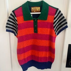 Braindead Striped Cashmere Polo